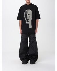Rick Owens - T-Shirt Jumbo Ss Over Stampata - Lyst