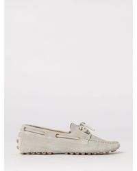 Tod's - Gommino Suede Boat Loafers - Lyst
