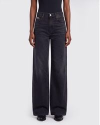 Calvin Klein - High-Waisted Wide Leg Jeans - Lyst