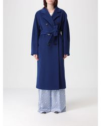 Max Mara - Double Breasted Wool And Cashmere Coat - Lyst