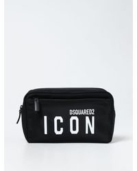DSquared² - Beauty Case In Nylon With Printed Logo - Lyst