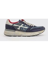 Premiata - Mick Suede And Nylon Sneakers - Lyst