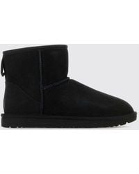 UGG - Classic Mini Ii Suede Ankle Boots With Shearling Lining - Lyst