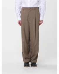 Marni - Virgin Wool Wide Leg Trousers - Lyst