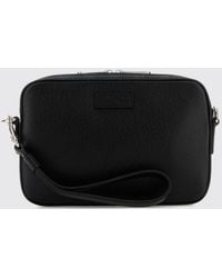 Gucci - Embossed Calfskin Camera Bag With Logo And Removable Strap - Lyst