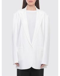 Norma Kamali - Single Breasted Polyester Blazer - Lyst