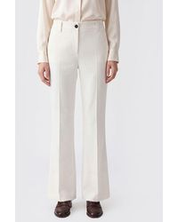 Brunello Cucinelli - Straight Cotton Trousers - Lyst