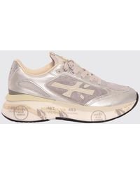 Premiata - Baskets Moerun En Cuir Laminé Et Mesh - Lyst