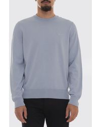 BOSS - Basic Cotton Crew Neck Knit Top - Lyst