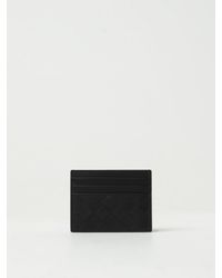 Bottega Veneta - Schwarzes Kreditkartenetui Mit Flechtmotiv - Lyst