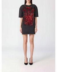 Philipp Plein - Butterfly Tattoo Mini Sheath Dress - Lyst