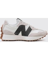 New Balance - 327 Suede And Nylon Sneakers - Lyst