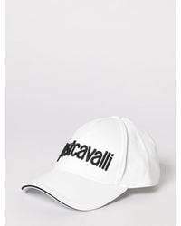 Just Cavalli - Cotton Twill Cap With Embroidered Logo - Lyst