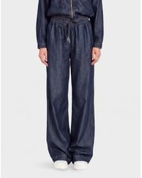 Twinset - Lyocell Palazzo Trousers - Lyst