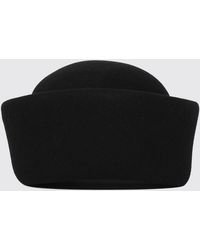 Liviana Conti - Edna Wool Felt Cloche Hat By With Turned-Up Brim - Lyst
