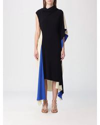 Loewe - Asymmetric Viscose Dress - Lyst