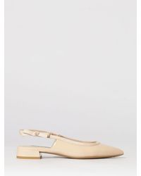 KARL LAGERFELD - Patent Leather Slingback Ballerinas - Lyst