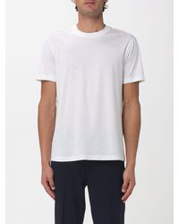 Emporio Armani - Basic Silk Blend T-Shirt - Lyst