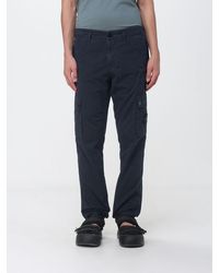 Stone Island - Cotton Cargo Trousers - Lyst