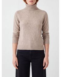 Roberto Collina - Slim Fit Cashmere And Silk Blend Turtleneck Jumper - Lyst
