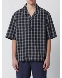 Studio Nicholson - Casual Checked Cotton Shirt - Lyst