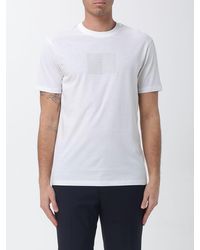 ARMANI EXCHANGE - Crew Neck Cotton T-Shirt With Logo - Lyst