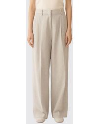 Fabiana Filippi - Virgin Wool Blend Wide-Leg Trousers - Lyst