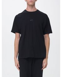 DISCLAIMER - Relaxed Fit Cotton T-Shirt With Graffiti Print And Dropped Shoulders - Lyst