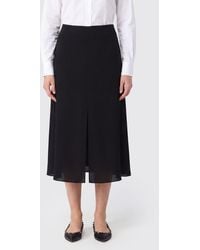 Valentino Garavani - High-Waisted A-Line Midi Skirt - Lyst