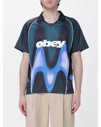 Obey - Printed Jersey T-Shirt - Lyst