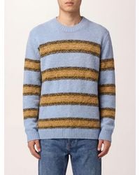 Dries Van Noten - Multicolour Striped Wool Crewneck Jumper - Lyst