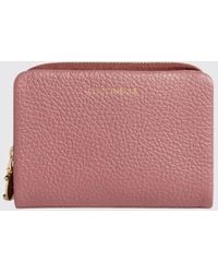Coccinelle - C-Me Softy Grained Leather Bifold Wallet With Zip - Lyst