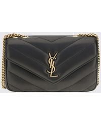 Saint Laurent - Loulou Matelassé Leather Shoulder Bag With Chevron Quilting - Lyst