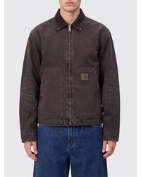 Carhartt - Og Arcan Cotton Shirt Jacket With Zip And Patch Pockets - Lyst