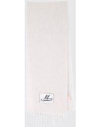 Marni - Logo-Patch Fringed Alpaca Wool-Blend Scarf - Lyst