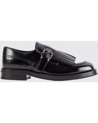 Church's - Brushed Calfskin Monk Strap Shoes With Fringes And Round Toe - Lyst