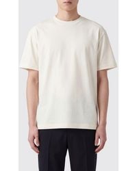 The Row - Crewneck Cotton T-Shirt With Short Sleeves And Dropped Shoulders - Lyst