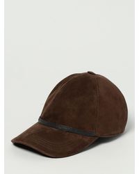 Brunello Cucinelli - Gorra De Ante Con Cuentas Monili - Lyst