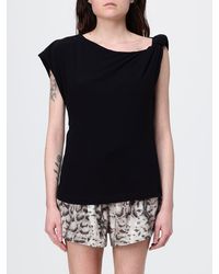 Pinko - Jersey One-Shoulder Top - Lyst