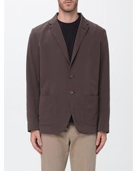 Herno - Einreihiger Blazer Aus Technischem Gewebe Mit Aufgesetzten Taschen - Lyst