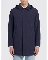 Aspesi - Technical Fabric Raincoat - Lyst