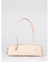 Alaïa - Medium Le Teckel Calfskin Leather And Nubuck Shoulder Bag - Lyst