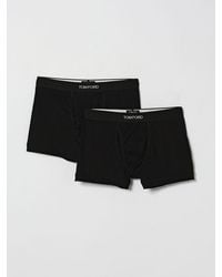 Tom Ford - Set Of Two Stretch-Cotton Boxer Briefs With Logo Waistband - Lyst