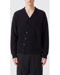 Jil Sander - Asymmetric Wool And Cashmere Cardigan With Off-Center Closure - Lyst