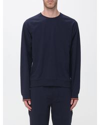 Paul Smith - Cotton Crewneck Jumper With Long Sleeves And Ribbed Trims - Lyst