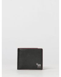 Paul Smith - Smooth Leather Bifold Wallet With Internal Graphic Print - Lyst