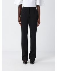 Balenciaga - Stretch Wool Slim Fit Trousers - Lyst