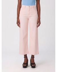PAIGE - Anessa High-Waisted Straight Cropped Cotton Denim Jeans - Lyst