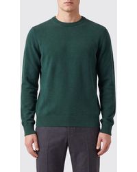 Ballantyne - Long-Sleeved Ribbed Crewneck Jumper - Lyst