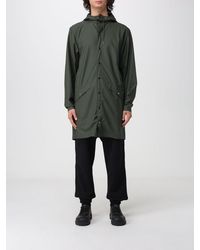Rains - Knee-Length Hooded Raincoat - Lyst